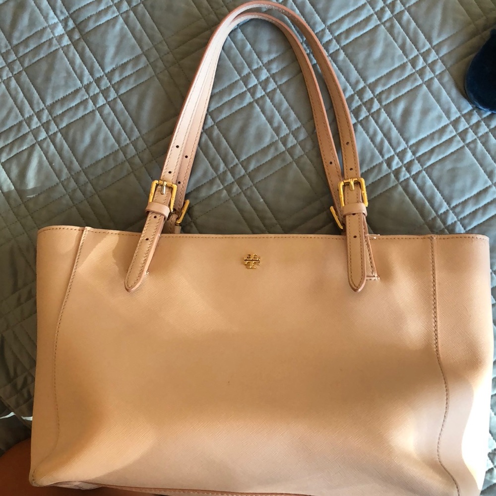 Tory Burch light pink purse